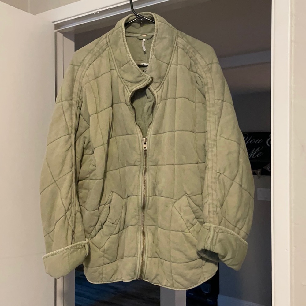 Free people dolman quilted jacket